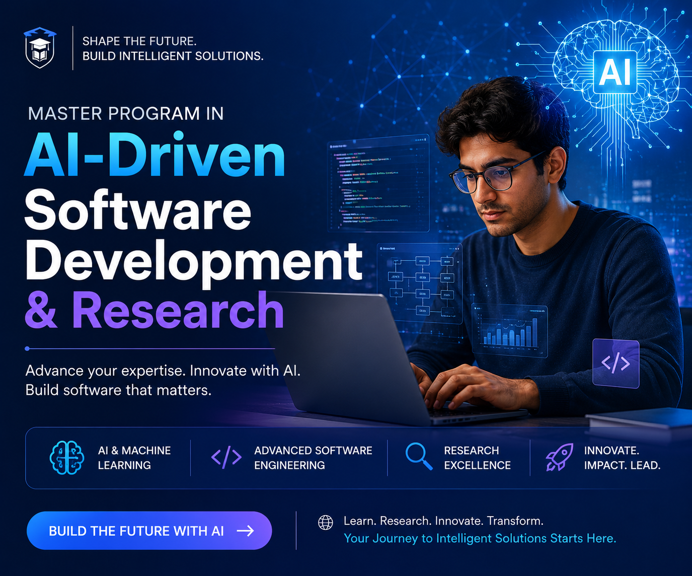 MASTER PROGRAM IN AI-DRIVEN SOFTWARE DEVELOPMENT & RESEARCH